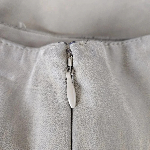 Free People Days In The Sun Flare Mini Skirt Olive Faux Suede Leather Western - Picture 4 of 7